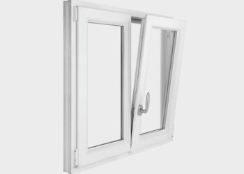 Okucie okienne activPilot Concept – okno PCV w pozycji uchylnej