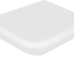 Parapet z MDF – PCV biały