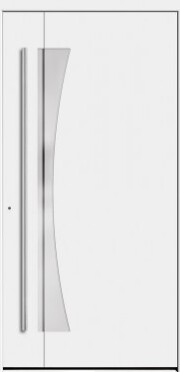 Drzwi wejściowe białe nowoczesne, Rodenberg Modern 6137-52