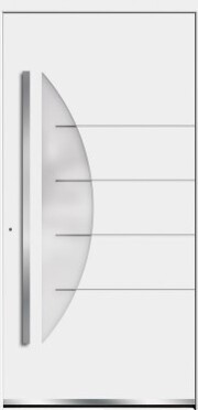 Drzwi wejściowe białe nowoczesne, Rodenberg Modern 6843-52